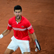 Novak Djokovic let loose after beating Matteo Berrettini at Roland Garros.